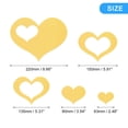 thumbnail image 2 of Calcomanías de Espejo Acrílico Unique Bargains 14uds Corazón Oro Oscuro, 2 of 6