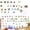 White, variant on Clearance Wall stickers under $5,3Pcs Colourful Animal Alphabet ABC Kids Wall Stickers Wall Decals Peel And Stick Removable Wall Stickers For Kids Nursery Bedroom Living Room Dcor Home Decor