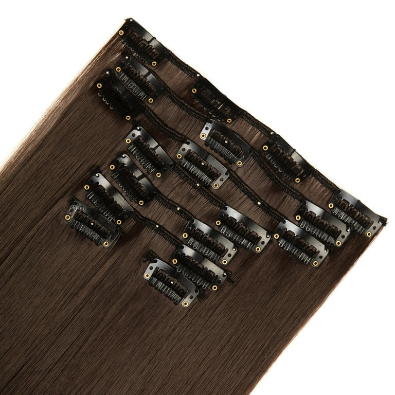 Set Of Bulk Synthetic Clip In Extensions Clips For Women Perfect For Fake  Haircuts And Wholesale Orders From Makeup99, $25.7