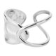 thumbnail image 1 of Anillos de cadena retorcida con hebilla OT de acero inoxidable para mujeres y hombres, Color dorado, anillo de boda abierto, joyería estética de lujo, regalos para parejas, 1 of 4