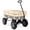 Gray, variant on BAYUELSWU Garden Wagon, Portable Garden Carts with 10" Wheels & Handle for Landscaping Gardening and Outdoor Use (Green)