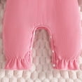thumbnail image 4 of 12-18 Months Infant Girl Outfit Preemie Newborn Baby Girl Clothes Infant Romper Onepiece Fall Winter Outfits Gifts for Girls 3 6 9 12 18 Months Cute Romper Set,Pink, 4 of 6