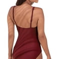 thumbnail image 2 of GHSDFBB Women's Vintage Padded Push up One Piece Swimsuits Tummy Control Bathi., 2 of 5