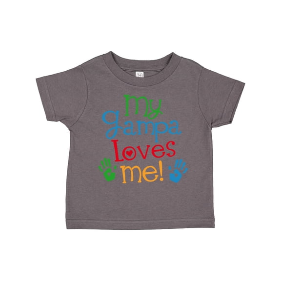 Inktastic My Gampa Loves Me Boys Girls Boys or Girls Toddler T-Shirt