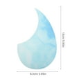 thumbnail image 2 of LOLIPPYY Plaque de Protection Autocollante en Forme de Comma pour Guitare Acoustique Folk, 2 of 8