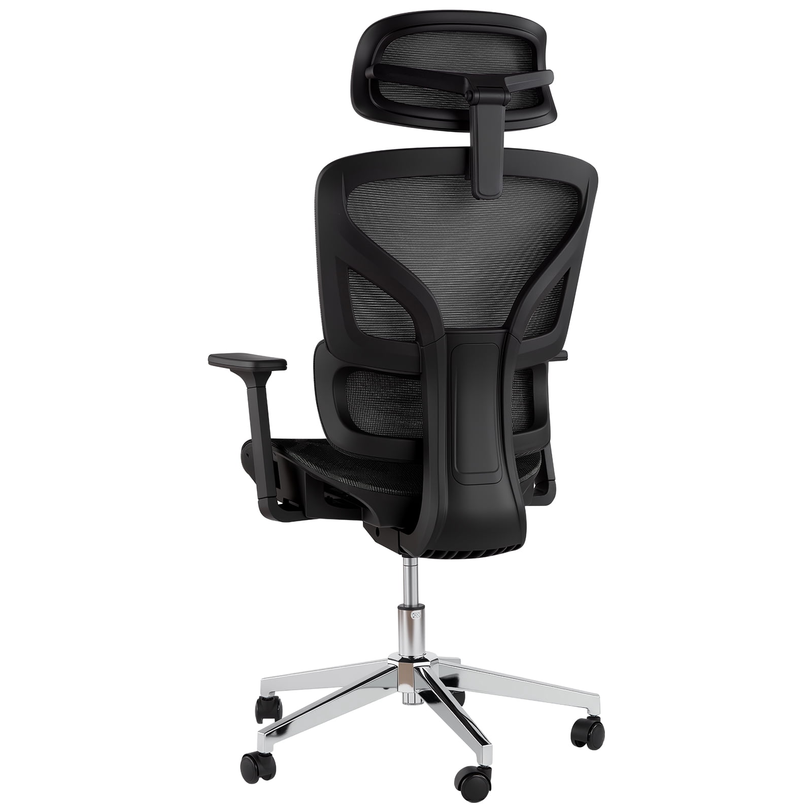 COZONY 47inch Ergonomic High Back Mesh Office Chair with 4D Armrests, Adjustable Lumbar, Seat Depth, 350 Lbs Capacity for Home Office, Gaming,Black