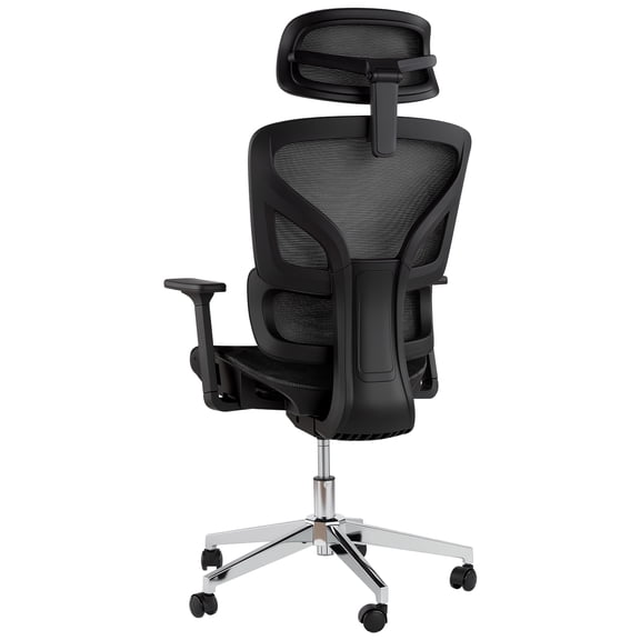 Ataujin Ergonomic Big and Tall Office Chair, High Back Desk Chair with Adjustable Lumbar Support & Seat Depth, Swivel Mesh Computer Chair 3D Adjustable Armrests, and Smooth Rolling Wheels
