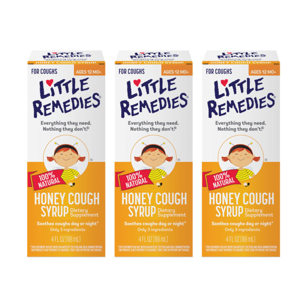 Little Remedies Honey Cough Syrup, 100 Natural, 12 Months & Up, 4 oz