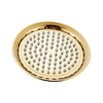 thumbnail image 1 of Cabezal de ducha de 8 pulgadas, resistente, de silicona, para baño, boquilla de repuesto, estilo retro. oro, 1 of 9