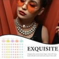 thumbnail image 3 of 100 Pcs Perles en Acrylique en Forme de Lapin Corde à Cheveux DIY Perles Bracelet DIY, 3 of 8