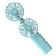 thumbnail image 2 of Ventilador Enfriador portátil de doble cabezal USB Recargable Mini ventilador ajustable Enfriador de verano portátil, Azul Methold HA005690-03B, 2 of 6