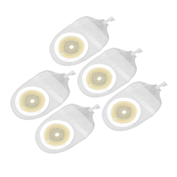 Urostomy Drainable Bag, Hydrocolloid One Piece Urostomy Bag Odor Control Disposable Breathable