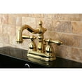 thumbnail image 3 of Kingston Brass KB1602AL Heritage 4 in. Centerset Bathroom Faucet, Polished Brass, 3 of 4