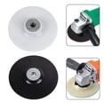 thumbnail image 3 of 4Inch 100Mm Backing Pad Fibre Disc M10 Thread with Lock Nut for Angle Grinder White Smile Home, 3 of 6