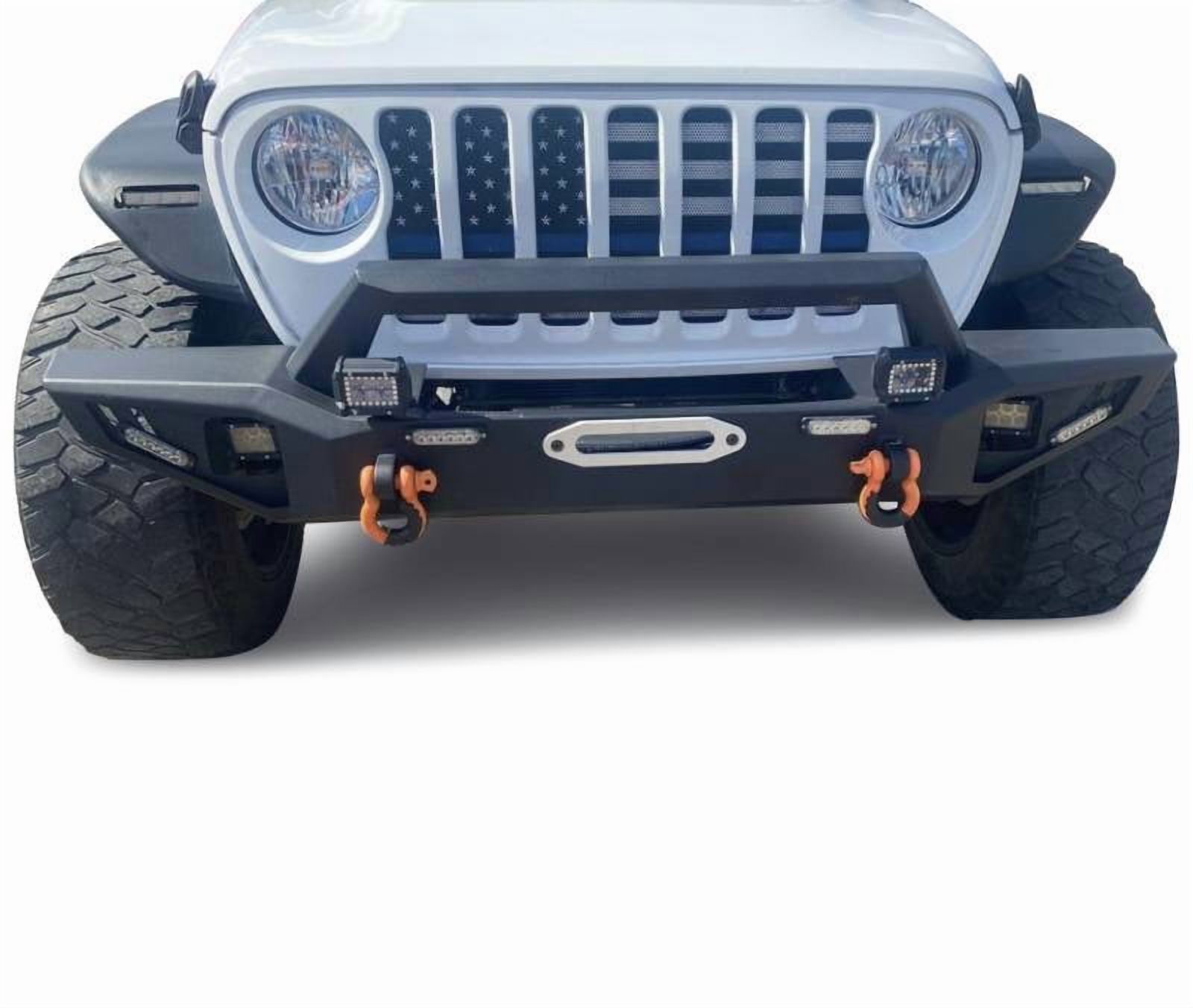 Black Horse Off Road Tubular Front Fender Flares Matte Black Steel Tffjl1 Fits select: 2018 JEEP WRANGLER UNLIMITED, 2022 JEEP WRANGLER