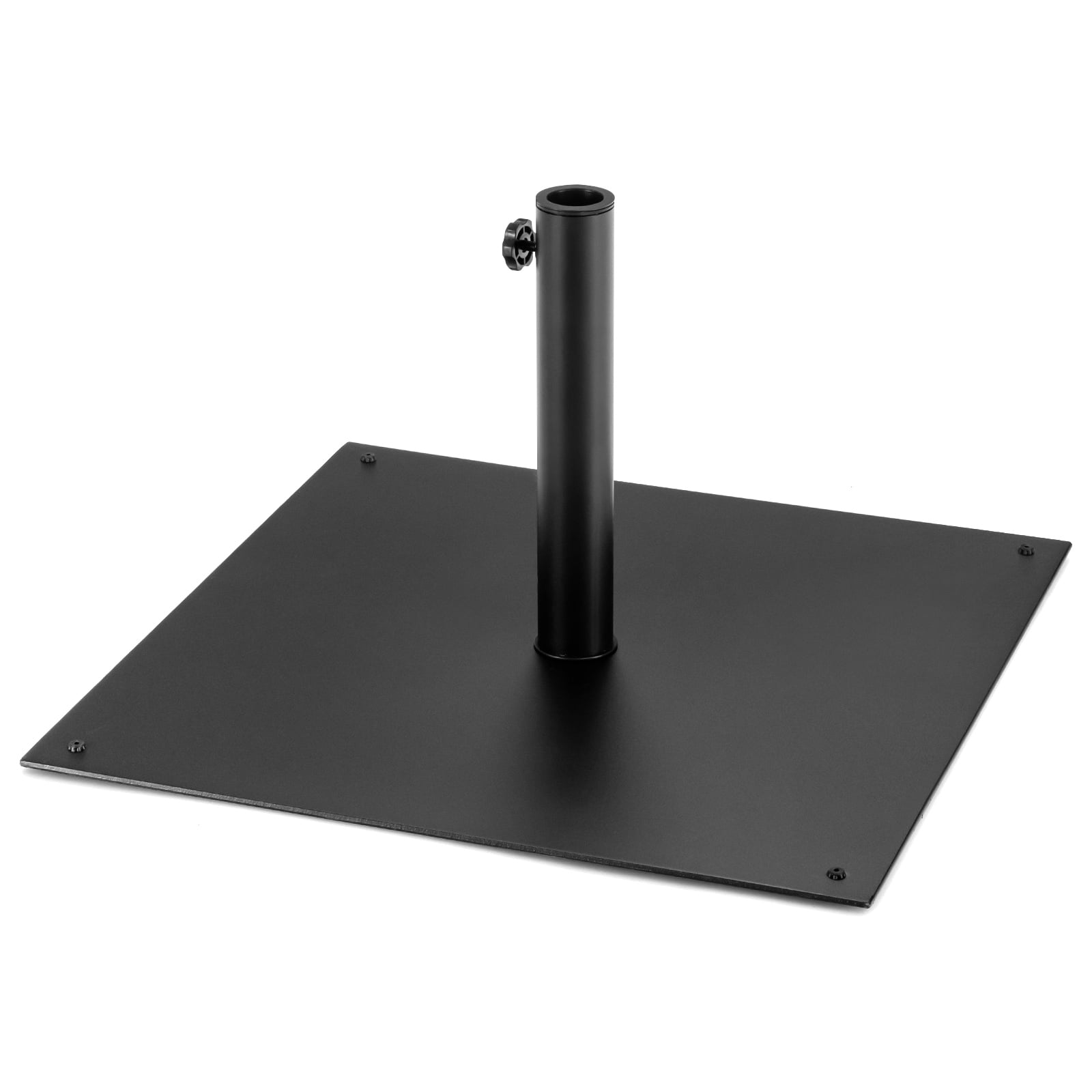 Patiojoy 40LBS Outdoor Market Umbrella Base Stand Square Umbrella Holder Black