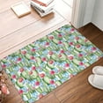 thumbnail image 2 of Cauagu Flowers and Cactus Print Front Door Mat for Indoor Entrance 16x24 Inche,Absorbent Doormat Washable Carpet for Bathroom/Garage/Kitchen/Entry/Back, 2 of 7