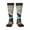 3 Black, variant on Airplane World Map Adventure Knee Socks, High Socks Long Stretchy Sock Women Knee High Stocking, Long Socks for Women