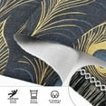 thumbnail image 6 of Yayeee Runner Rug for Bedroom 2'x6' Machine Washable Hallway Non Slip Mat, Peacock Feathers Pattern, 6 of 8