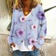 thumbnail image 1 of Puntoco Chaqueta Informal Con Botones Y Estampado De Moda Para Mujer, 1 of 5
