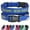 Blue, variant on Personalized Embroidered Dog Collar Custom Nylon Pet Collar for Small Large Dogs