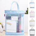 thumbnail image 3 of File Holder Organizer File Holder Carrying Case with Handle Transparent Large Capacity Portable Document Storage Bag Organizer Handheld File Holder, 3 of 8