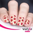 thumbnail image 3 of Whats Up Nails -Maple Leaves Vinyl Stencils Nail Art Design, 3 of 4