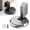 Silver, variant on Magnetic Door Stopper, 2024 New Punch-Free Mechanical Floor Door Stopper, Adjustable Door Stoppers, Silent Magnetic Door Catch with Adhesive for Home Bedroom Door(Bronze)
