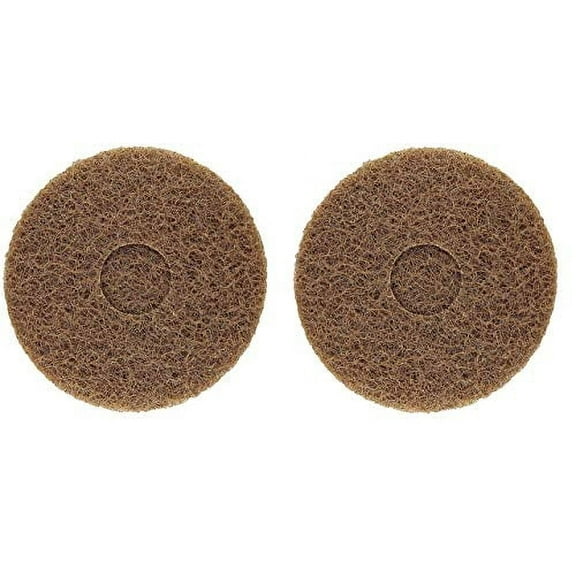 Replacement Part For Oreck 437-049 Scrub Pads, Orbiter Brown (2 Pad)