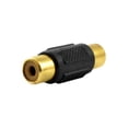 thumbnail image 3 of The Wires Zone Gold Plated Female to Female RCA Coupler Barrel 20 Pack, 3 of 4