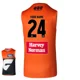 thumbnail image 5 of Pantalones cortos de entrenamiento local/visitante/de local de los Giants de la GWS 2024 - Talla de hombre: S-5XL (nombre y número personalizados impresos), 5 of 5