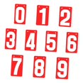 thumbnail image 3 of Vsenkes Score Keeper Numbers 0-9 Flip Number Cards for Tennis Ball Football Baseball red, 3 of 9