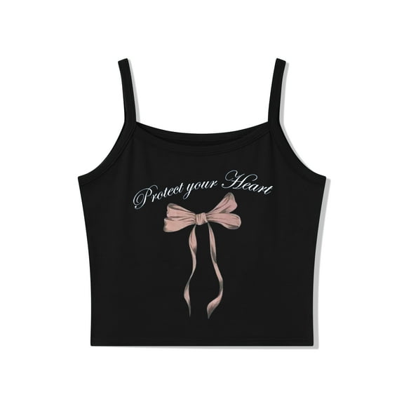 Michellecmm Women's Summer Cami Tops Cute Bow/Cherry Print Tank Tops Camisoles