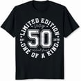 thumbnail image 2 of 100% Cotton Limited Edition Vintage 50 Years Old 1976 One Of A Kind Matured Years Birthday Gift For Women Men T-Shirt, 2 of 5