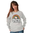 thumbnail image 3 of Betty Boop Cartoon Rainbow Quote Women Crewneck Sweatshirt Brisco Brands S, 3 of 6