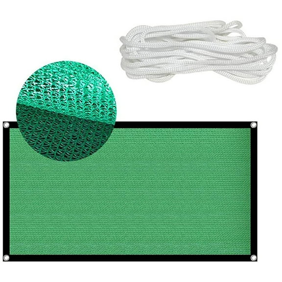 Ruziyoog Sun Shade Sail-Canopy 9.84x13.12FT Outdoor Sunshade Swimming Pool Sun Awning -95%UV Protection -Rectangle Shade Sail-UV Block for Patio Garden Outdoor Facility Green