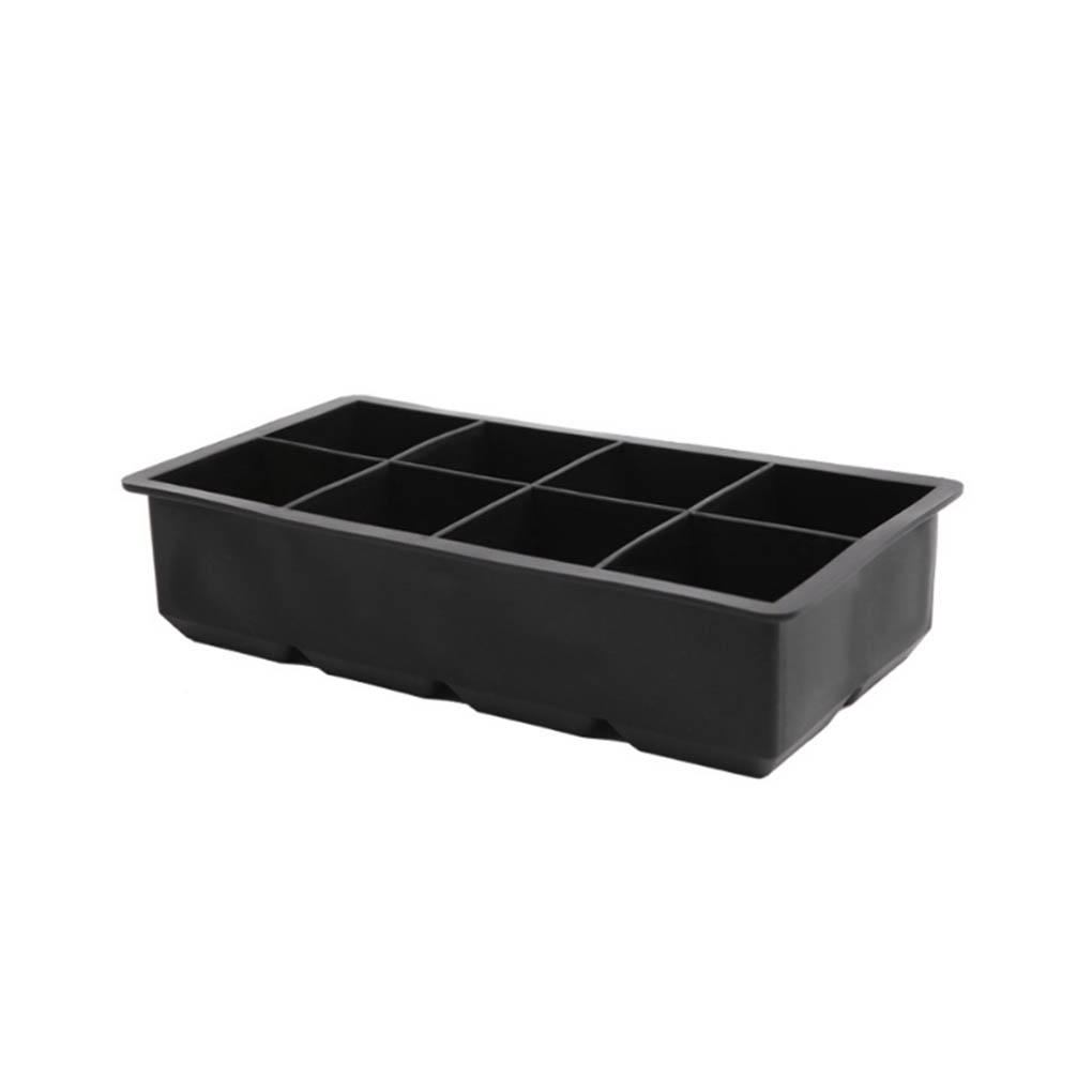 8 Hole Silicone Frozen Ice Cube Tray Reusable Safe Mold Foldable Ice