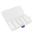 thumbnail image 2 of Fiudx Caja de Aparejos de Pesca, Organizador de 5 Compartimentos, Compartimentos Extraíbles, Ideal para Pesca con Mosca En Agua Dulce y Salada, Almacenamiento Multifuncional, Plástico Duradero, Tamañ, 2 of 7