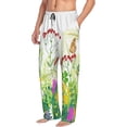thumbnail image 2 of Disketp Plants And Insects Men'S Pajama Pants - Ultra Soft Fleece Sleep And Lounge Pants (Size: S-Xxl), 2 of 9