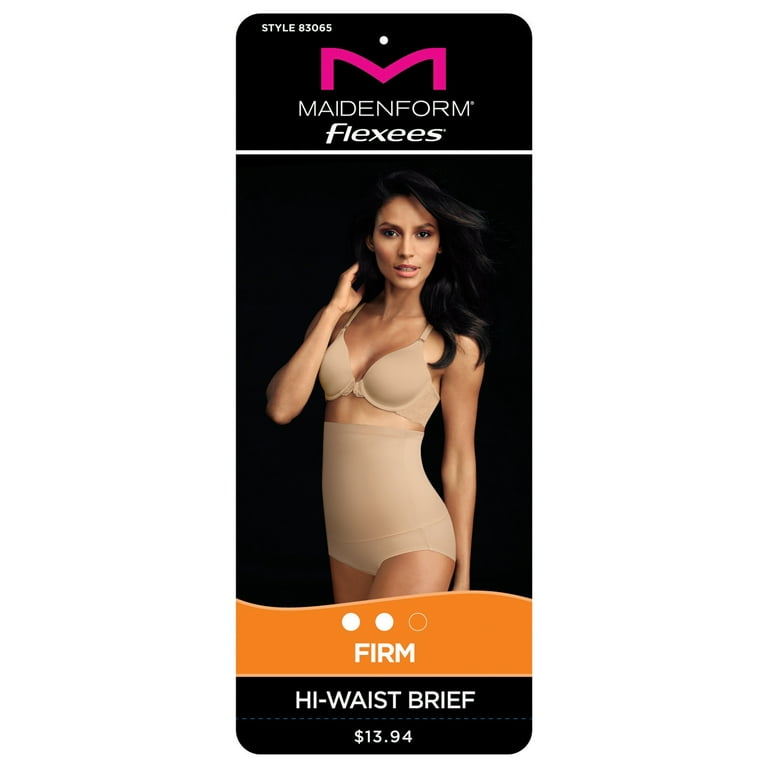Flexees by Maidenform Ultra Firm Hi-Waist Brief Shapewear, 83061 (Small,  Body Beige) : Clothing, Shoes & Jewelry 