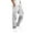 c01White, variant on LNWUY Mens Cargo Pants Solid Color Casual Joggers Athletic Pants Cotton Loose Comfort Breathable Straight Sweatpants Black L