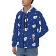 thumbnail image 3 of Honeii Moon Lamb Print Hoodies for Men, Pullover & Full Zip, Breathable Zip up Hoodie, Sweatshirt-Medium, 3 of 5