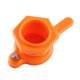 thumbnail image 3 of Shexton Grifo de miel de abeja, válvula de puerta de plástico para extracción de apicultura, herramienta de embotellado, equipo de apicultor (naranja), 3 of 5