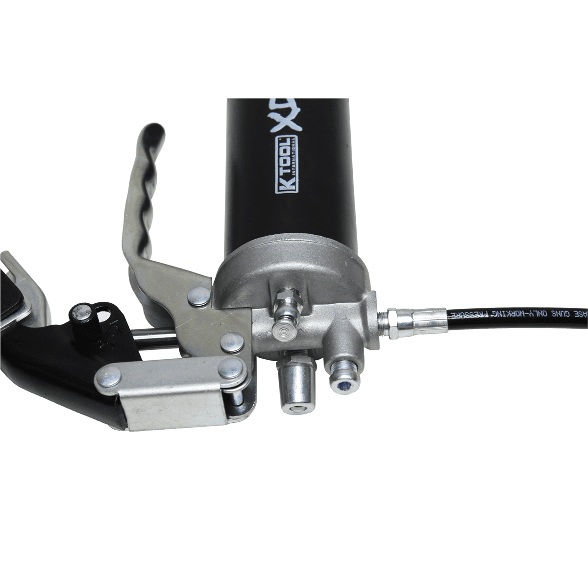 K-Tool G77RF-18/N XD 2 in 1 Grease Gun, Includes 6" Steel Extension