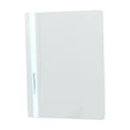 thumbnail image 1 of White File Folder A4 Polypropylene with Transparent Front Cover, Assorted Color Plastic Report Covers with Prongs, Clear Front Report Cover for Presentation, Document, Back to School, 1 of 8