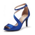 thumbnail image 1 of Sandalia DREAM PAIRS NILE Tacón Stiletto Azul Real 6.5, 1 of 7