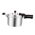 thumbnail image 4 of Stainless Steel , Slow Cooker Pressure Canning Pot, Nonstick Rice Cooker Cooking Pot for Home, Kitchen, Gas or Electric 5L 22cmx19cm, 4 of 9