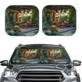 thumbnail image 2 of Fotbe Charming Garden Patio Juego de 2 Piezas de Parasoles para Parabrisas | Bloqueador Solar para Auto | Accesorios Plegables para Protección Solar Interior-Large, 2 of 6