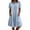 Light Blue, variant on Tqcoqu Cotton Linen Dresses for Women,2026 Summer Plus Size Short Sleeve V Neck Button Down Shirts Dress,Casual Beach Vacation Midi Dresses,Army Green Women's S-XXXL