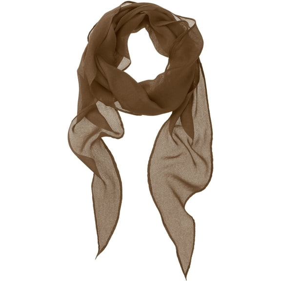INSPIRAR CHIC Mujeres Bufandas Grandes Sencillas, Bufanda de Cuello de Rombo Sólido Arrugada, Chal de Gasa de Playa para Hombres y Mujeres 175x50cm/68.9x19.7 pulgadas (LxW) Caramelo